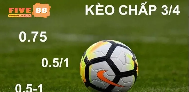 Cược chấp nửa một – 3/4